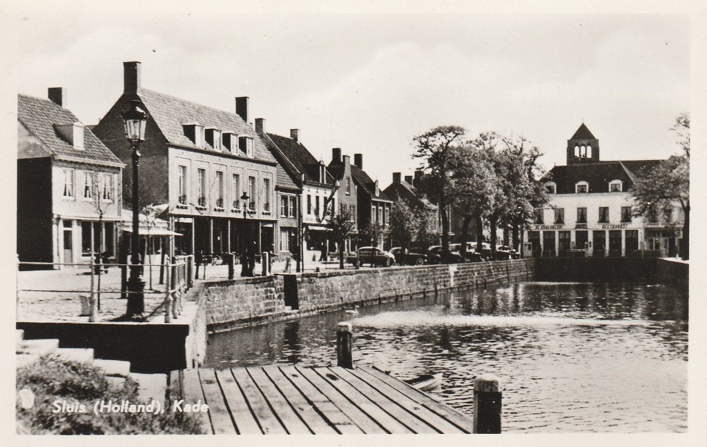 Sluis, Ophalen of Verzenden, 1940 tot 1960, Ongelopen, Zeeland