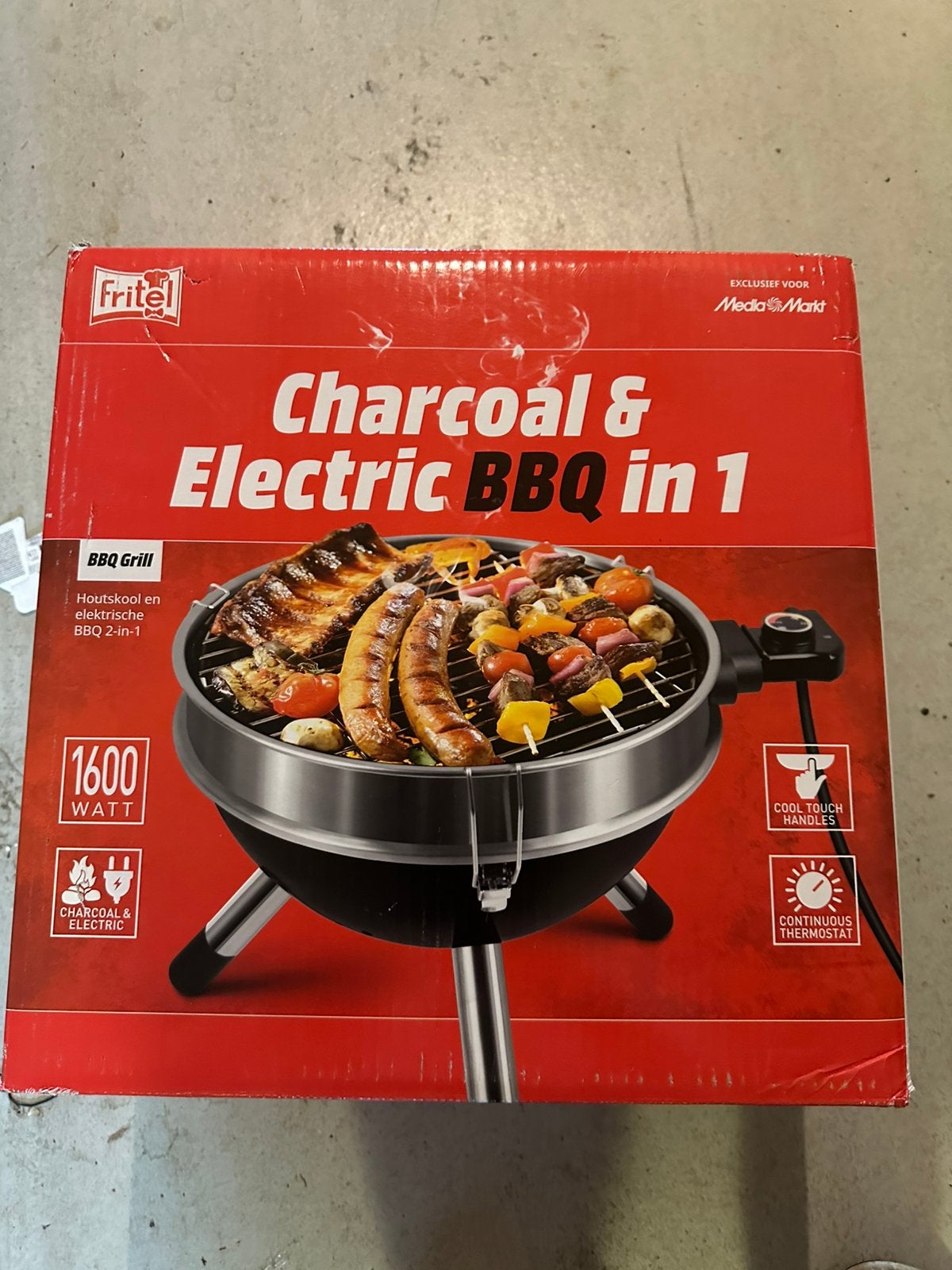 Mini BBQ en elektrische BBQ/bakplaat in 1 NIEUW IN DOOS, Tuin en Terras, Ophalen of Verzenden, Nieuw