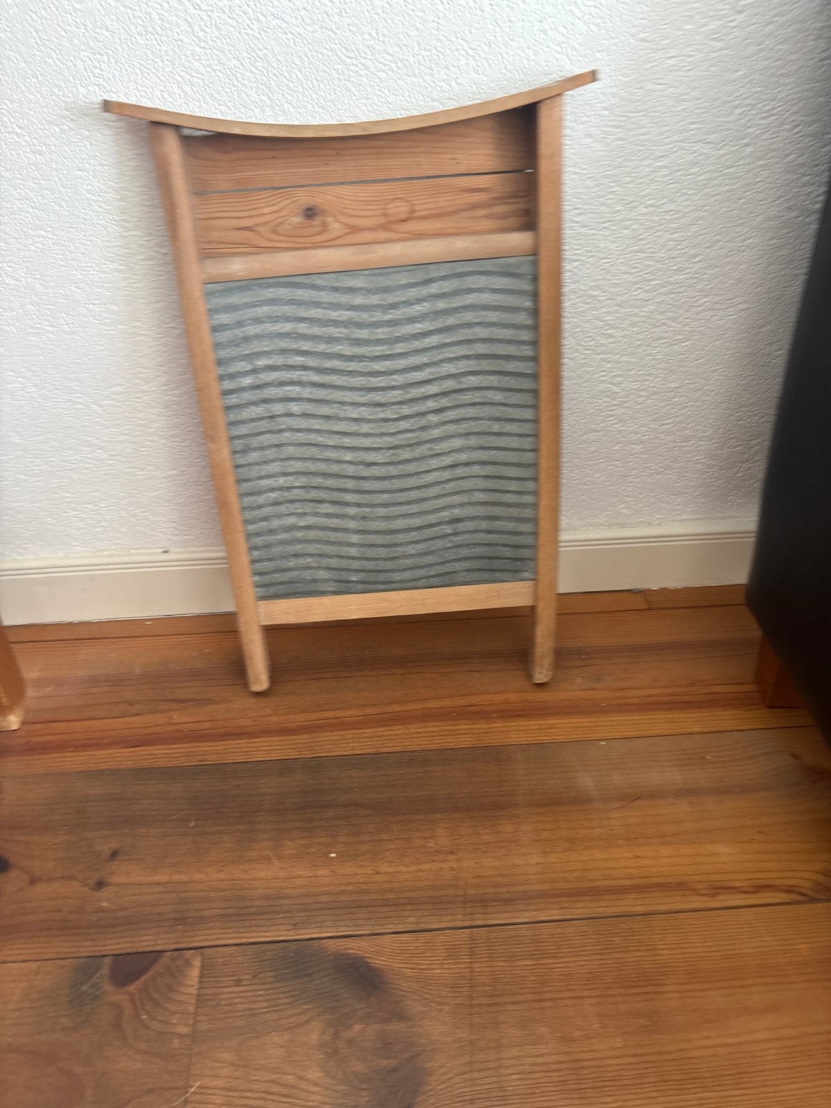 Vintage Wasbord - Decoratief Houten en Metalen Wasbord, Ophalen