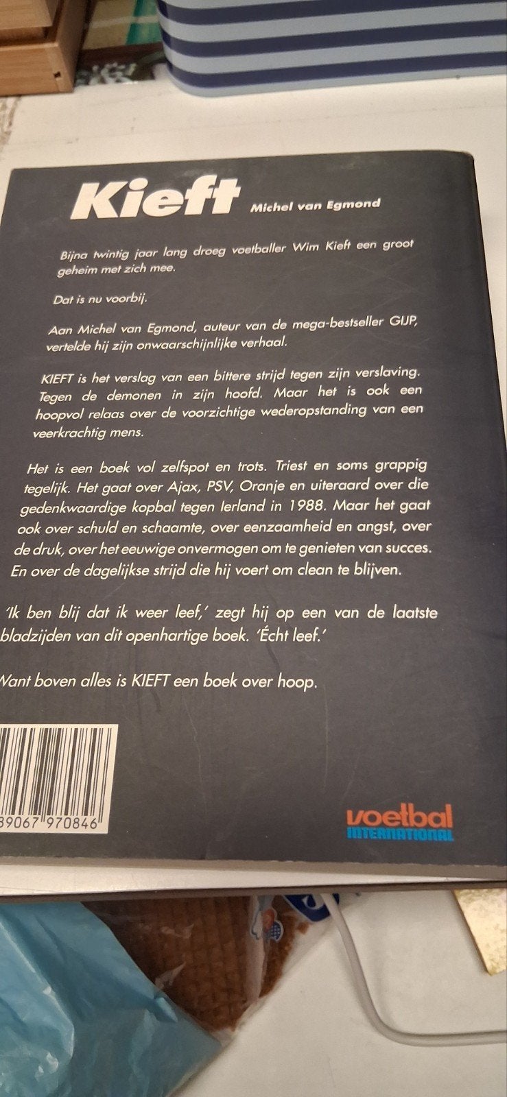 Kieft - Michel van Egmond (Voetbal International), Michel van Egmond, Ophalen of Verzenden, Zo goed als nieuw, Overige sporten