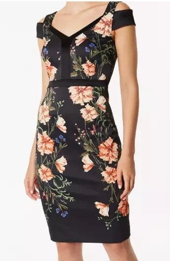 mooi bloemen jurk Karen Millen maat 12/40, Maat 38/40 (M), Karen Millen, Ophalen of Verzenden, Zo goed als nieuw