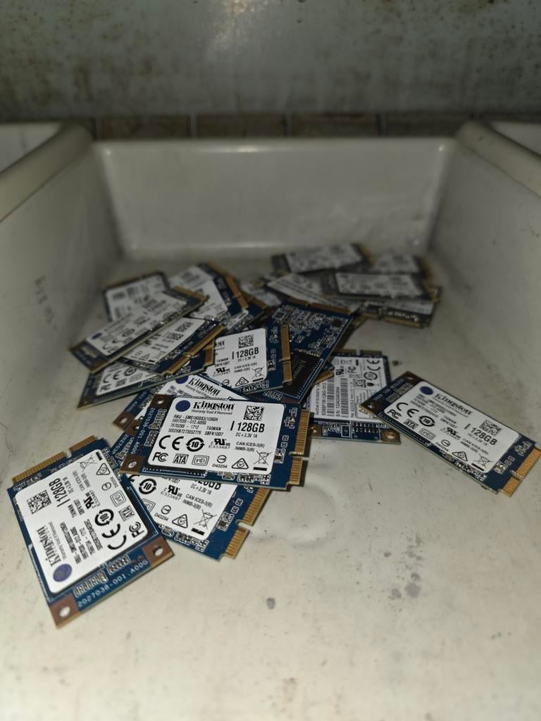 Verschillende merken 128gb msata ssd strip, Intern, Gebruikt, SSD, Ophalen of Verzenden