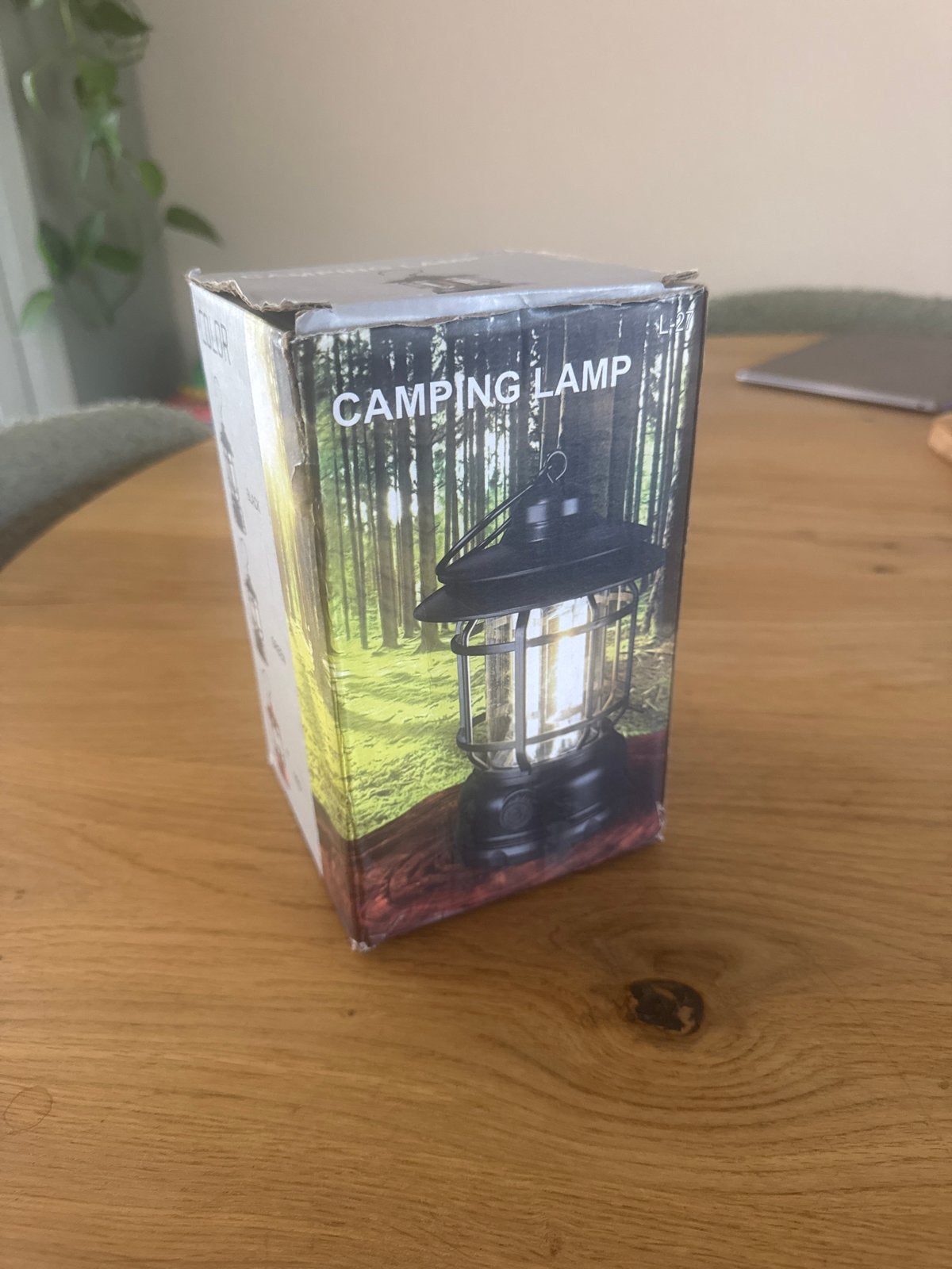 Campinglamp - Rood LED Lantaarn, Ophalen of Verzenden, Zo goed als nieuw