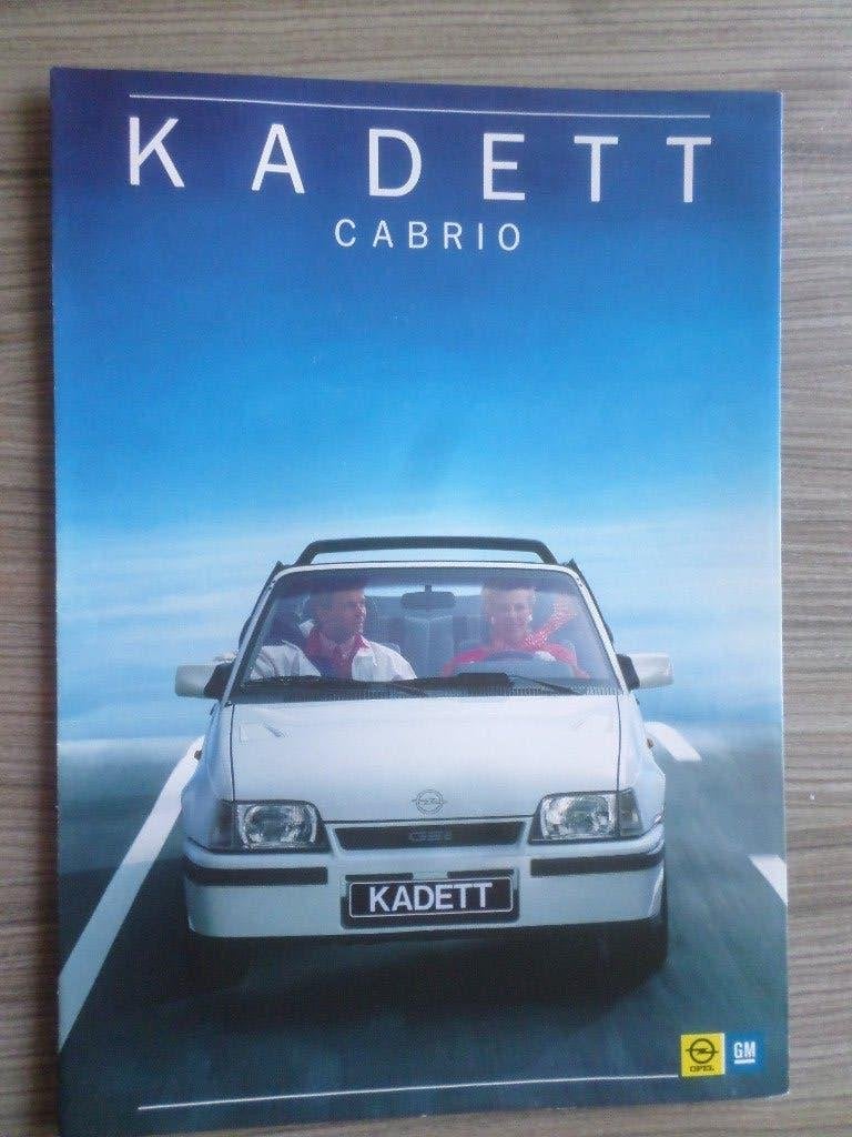 Opel Kadett GSI Cabrio Brochure, Ophalen of Verzenden, Zo goed als nieuw, Opel