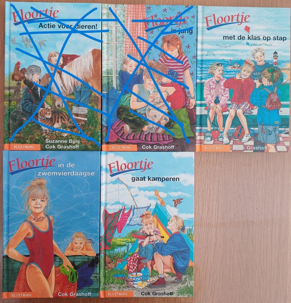 2+1 GRATIS! 3x Floortje boeken - Suzanne Buis / CokGrashoff, Boeken, Ophalen of Verzenden, Zo goed als nieuw, Suzanne Buis, Cok Grashoff