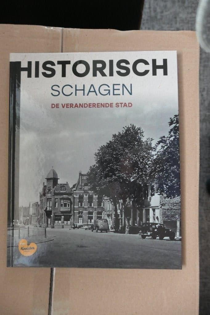 Historisch Schagen, met alle ingeplakte plaatjes, Boeken, 20e eeuw of later, Ophalen of Verzenden, Adrie Pater, Nieuw