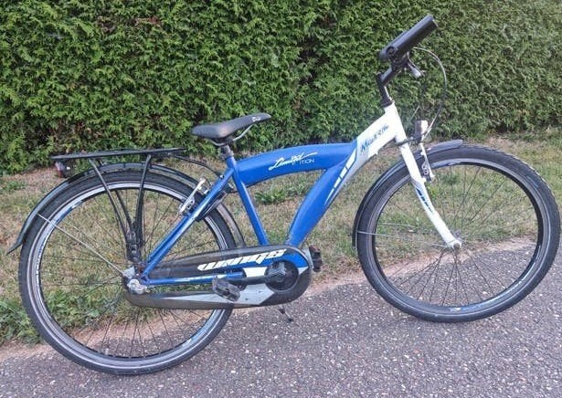 26 inch jongensfiets Mistral, Fietsen en Brommers, Fietsen | Heren | Herenfietsen, Gebruikt, Velgrem, Versnellingen, Minder dan 49 cm