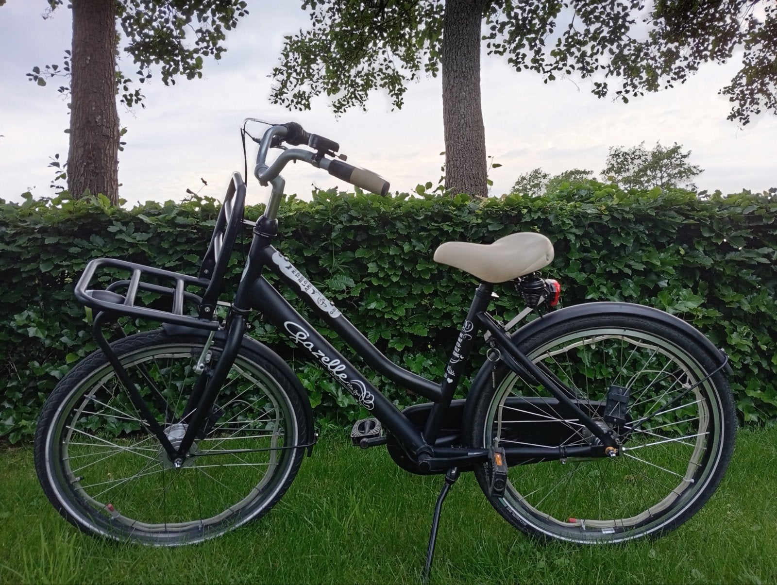 Gazelle Miss Grace-Comfortabele stadsfiets met brede banden, Fietsen en Brommers, Fietsen | Meisjes, Ophalen, Gebruikt, 24 inch