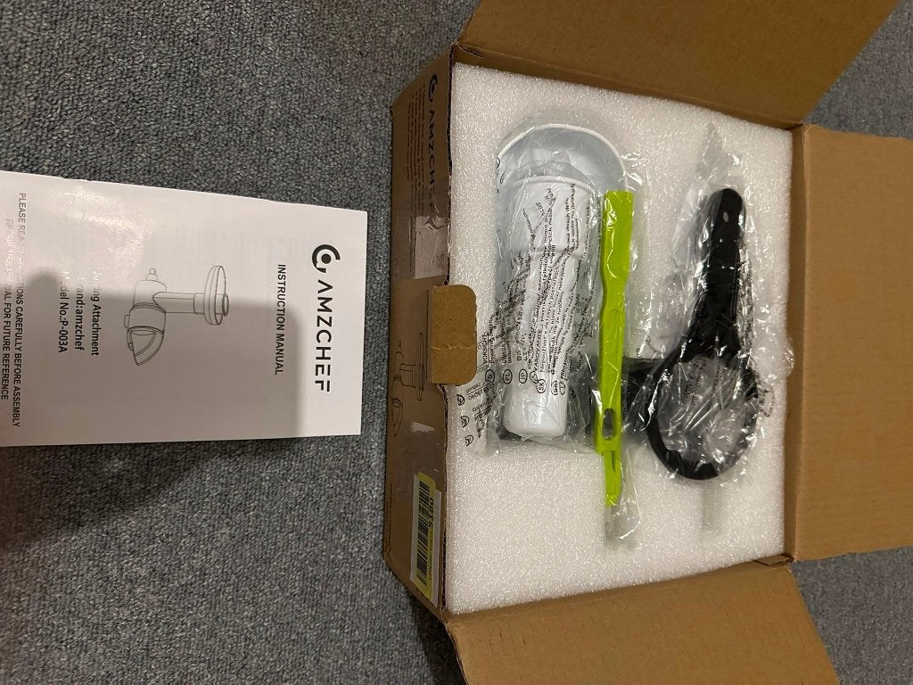 AMZCHEF Slowjuicer / Sapcentrifuge Opzetstuk voor KitchenAid, Witgoed en Apparatuur, Ophalen of Verzenden, Zo goed als nieuw, Slowjuicer