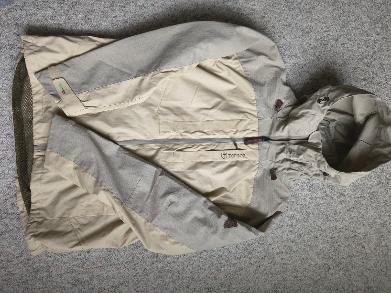 Tenson himalaya trekking jacket large, Kleding | Heren, Maat 52/54 (L), Wit, Nieuw, Ophalen of Verzenden