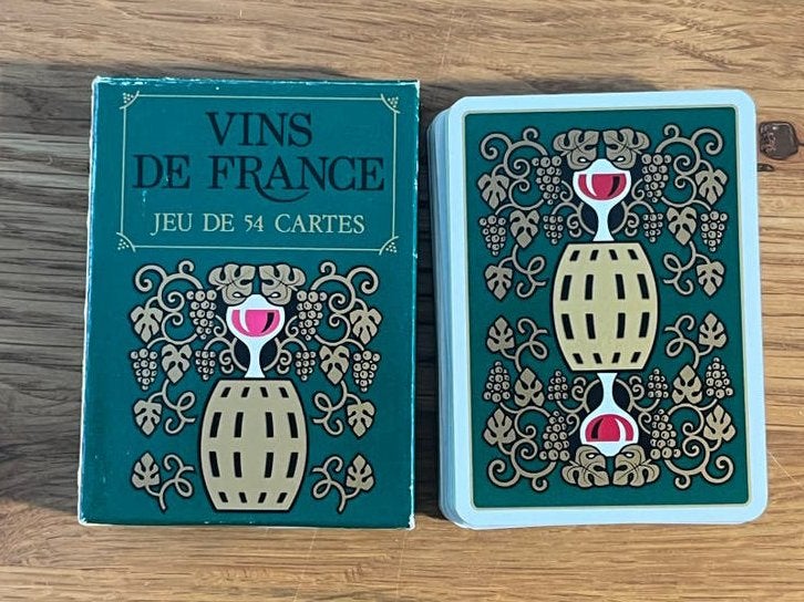 Speelkaarten Grimaud Le Jeu des Vins Frans kaartspel 1979, Verzenden, Gebruikt, Speelkaart(en)
