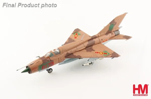 Hobby Master HA0109 | Mikoyan MIG-21PMF, Ophalen, Schaalmodel, Nieuw, Pilot Station