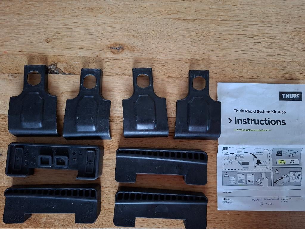 Thule kit 1636, Ophalen, Zo goed als nieuw