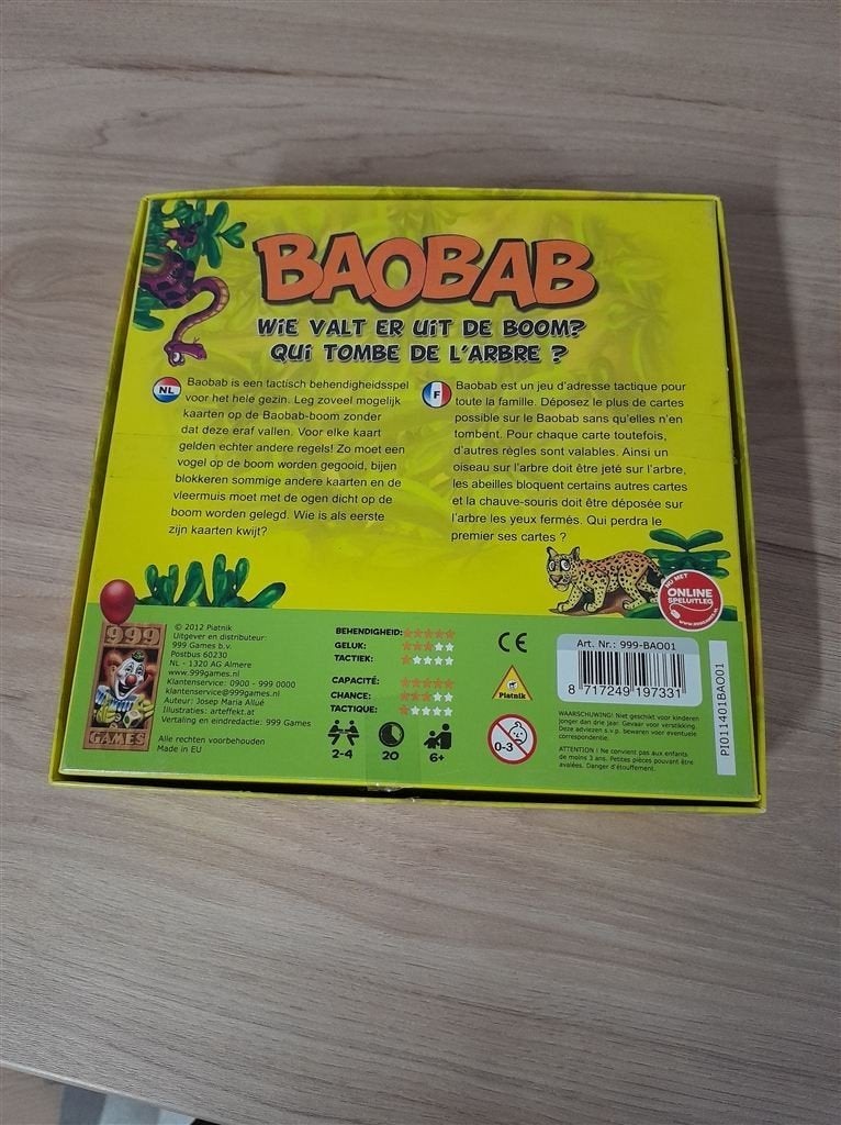 Baobab - 999 games - s3153, Verzenden, Zo goed als nieuw