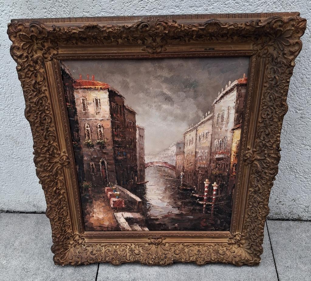 prachtig stadsgezicht, Antiek en Kunst, Ophalen of Verzenden