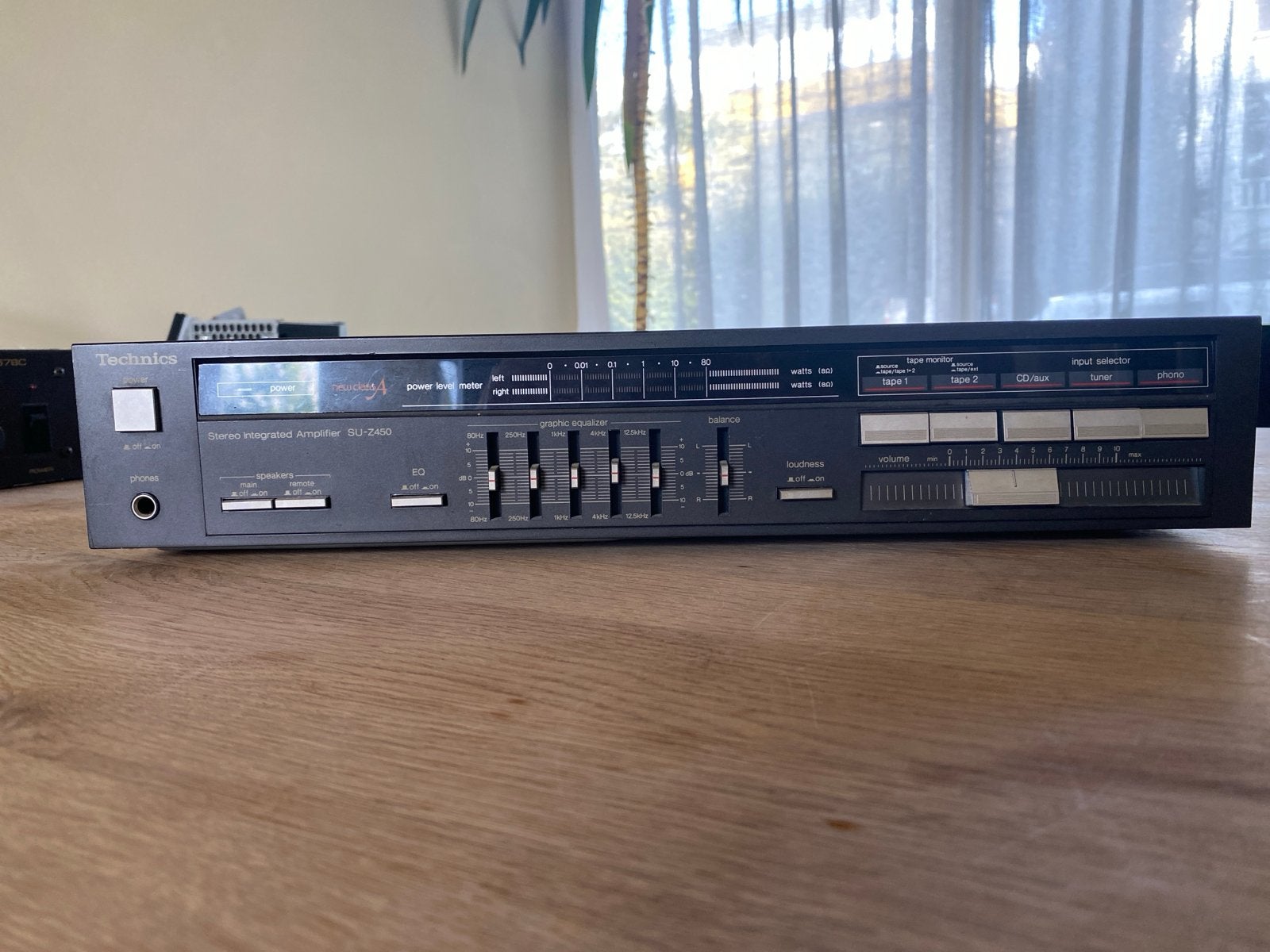 Technics SU-Z450 Stereo Geïntegreerde Versterker, Ophalen of Verzenden, Gebruikt, Stereo, 60 tot 120 watt