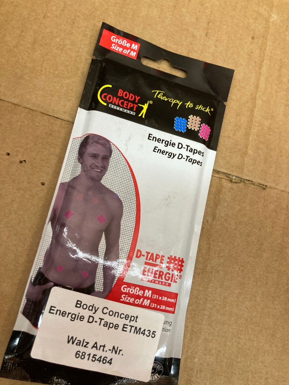 Body Concept Energie D-Tape ETM435 - Maat M, Lichaamsverzorging, Nieuw, Ophalen of Verzenden, Nvt
