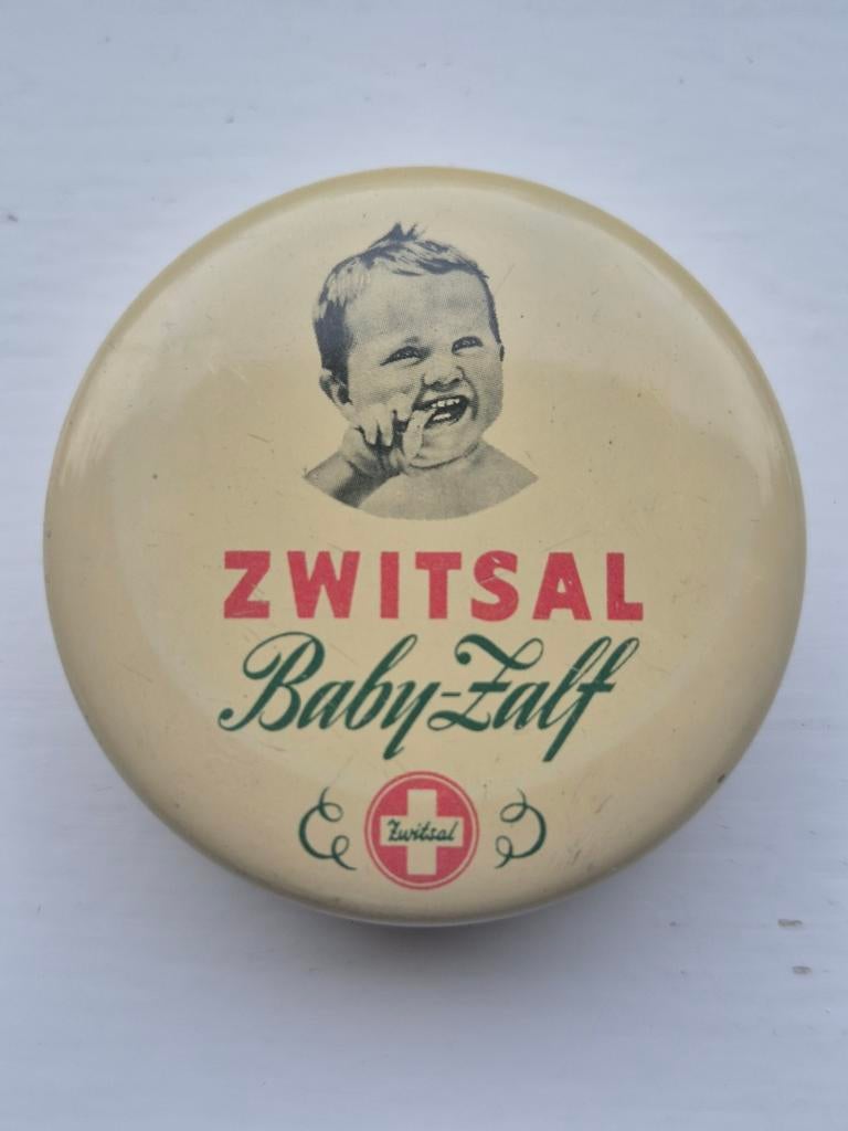 Zwitsal Baby Zalf blik Apeldoorn, Verzamelen, Ophalen of Verzenden, Gebruikt, Overige