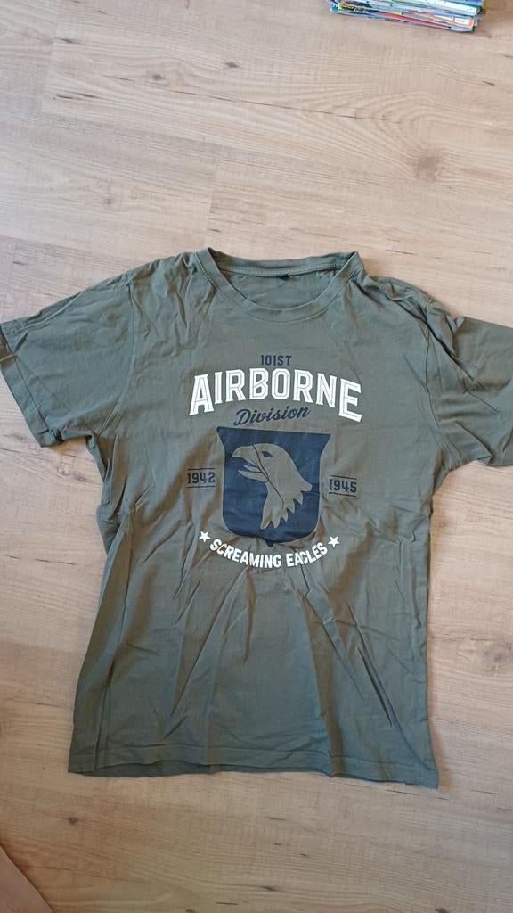 D-Day T-shirts en Pet Airborne, Kleding | Heren, T-shirts, Ophalen of Verzenden