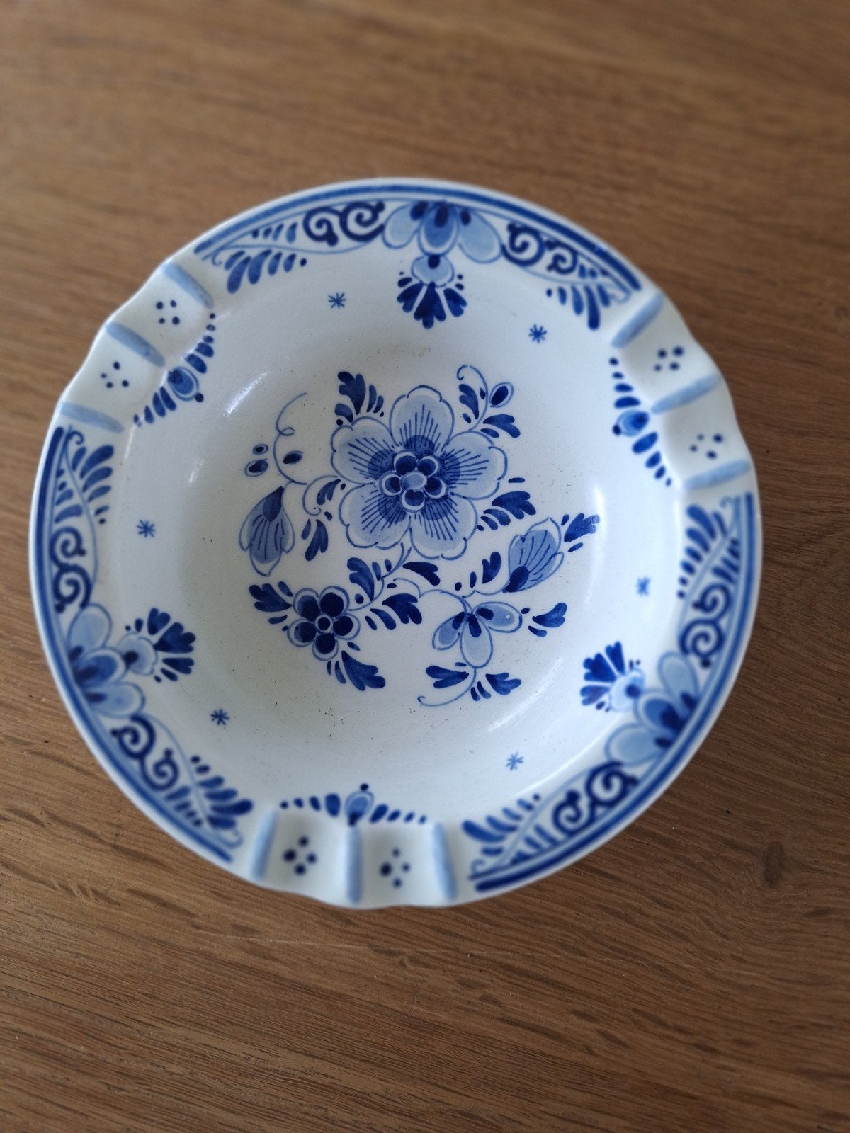 Delfts Blauw Royal G. Handgeschilderde Asbak/Schaaltje, Ophalen of Verzenden