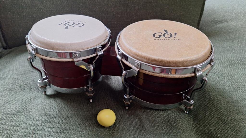 Go Go Bongo's - Afro-Cubaanse percussie-instrument, Muziek en Instrumenten, Ophalen, Zo goed als nieuw, Trommel