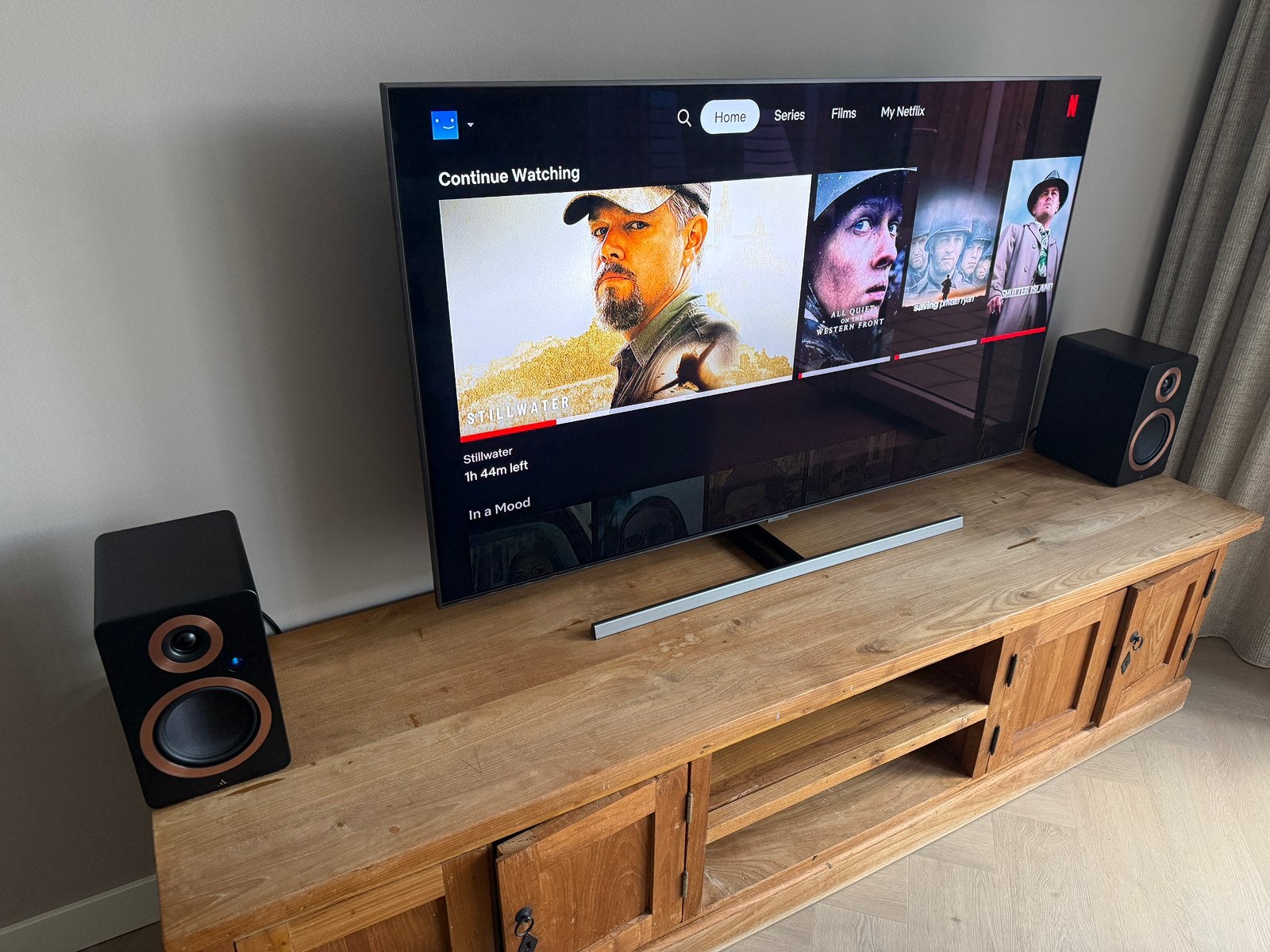Samsung smarttv premium model, Ophalen, Zo goed als nieuw