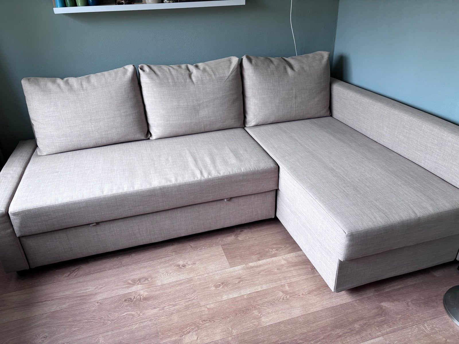 Gereserveerd, Huis en Inrichting, Ophalen, Gebruikt, 100 tot 125 cm, Hoekbank
