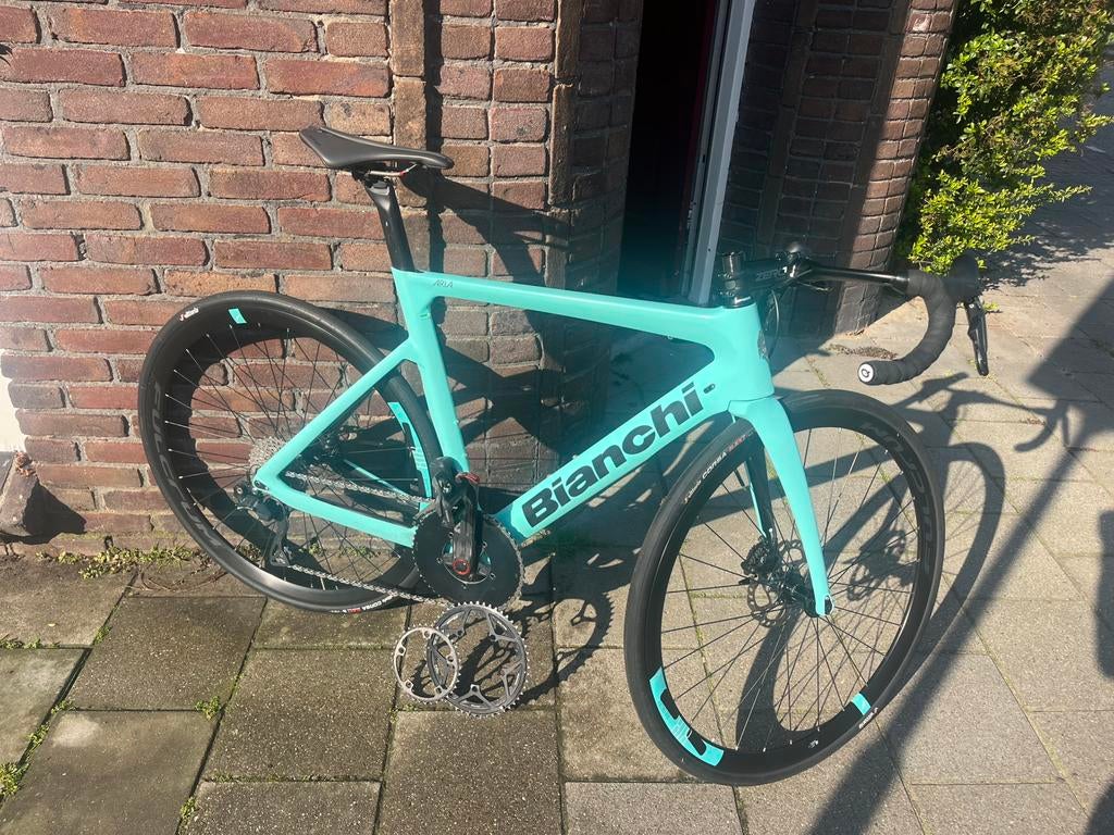 Bianchi Aria 105 Di2 2023 + powermeter, 53 tot 56 cm, Ophalen, Zo goed als nieuw