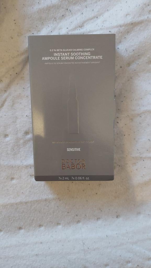 Doctor Babor Instant Soothing Ampoule Serum Concentraat, Verzenden, Nieuw, Gehele gezicht