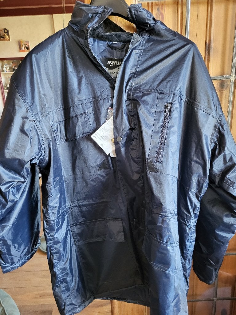Nieuw blauwe MWEAR jas mt xl, Blauw, Maat 56/58 (XL), Nieuw, MWEAR