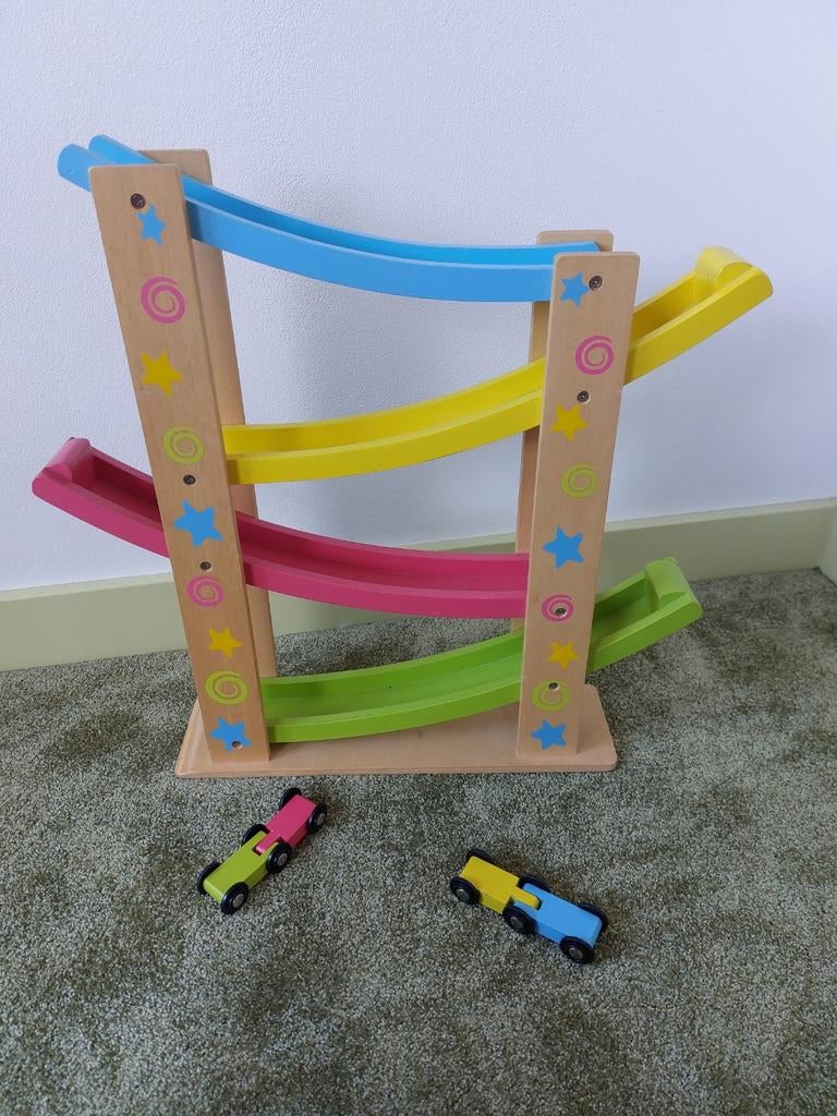 Houten autobaan, Ophalen of Verzenden, Gebruikt, Jongen of Meisje