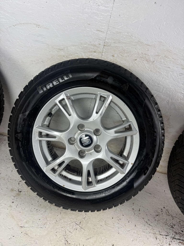 Seat Leon Toledo Altea velgen 15" 5x112 winterset 10mm!, Niet ingevuld, Gebruikt, 15 inch, Banden en Velgen