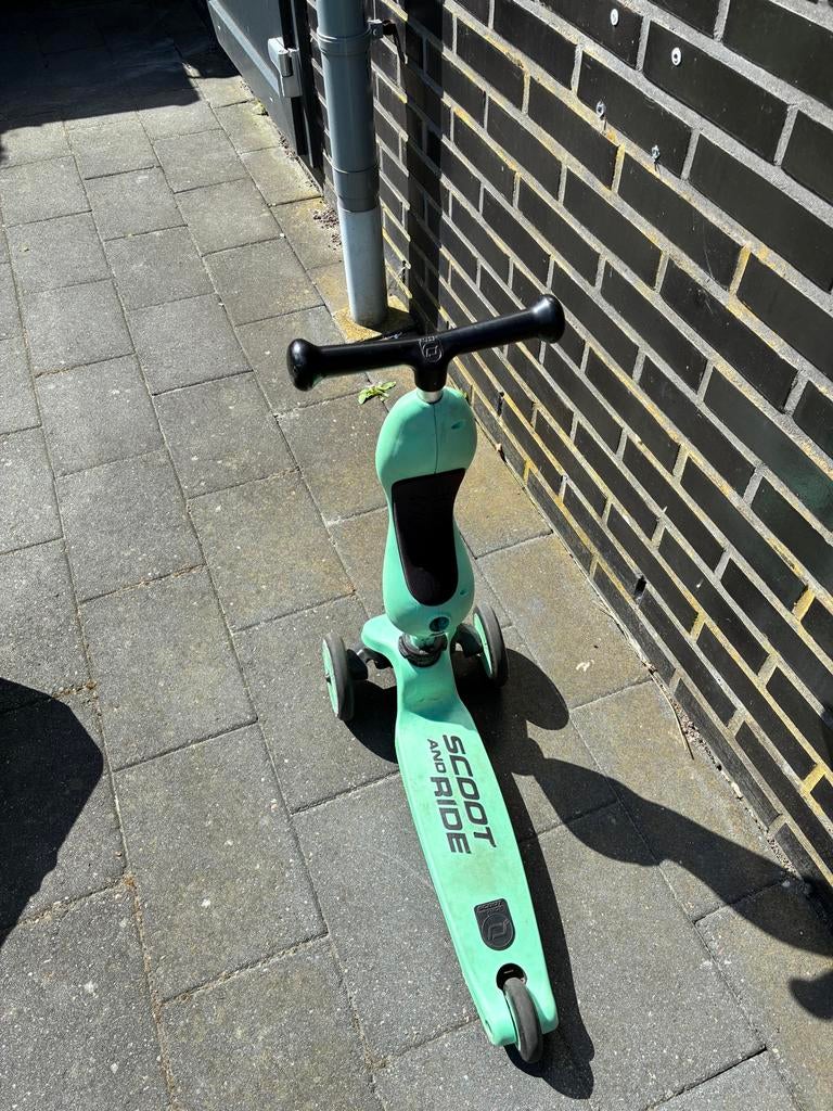 Scoot and Ride Highwaykick 3 step - Mintgroen, Fietsen en Brommers, Steps, Ophalen, Gebruikt, Gewone step