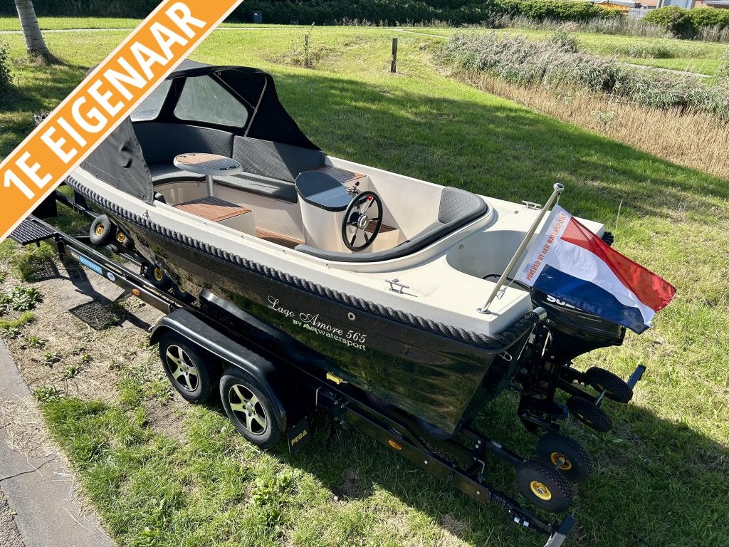 Lago Amore 565 BJ 2022 15 pk Suzuki nieuwstaat!, Watersport en Boten, Lago Amore, Overige typen, Gebruikt, 5 m