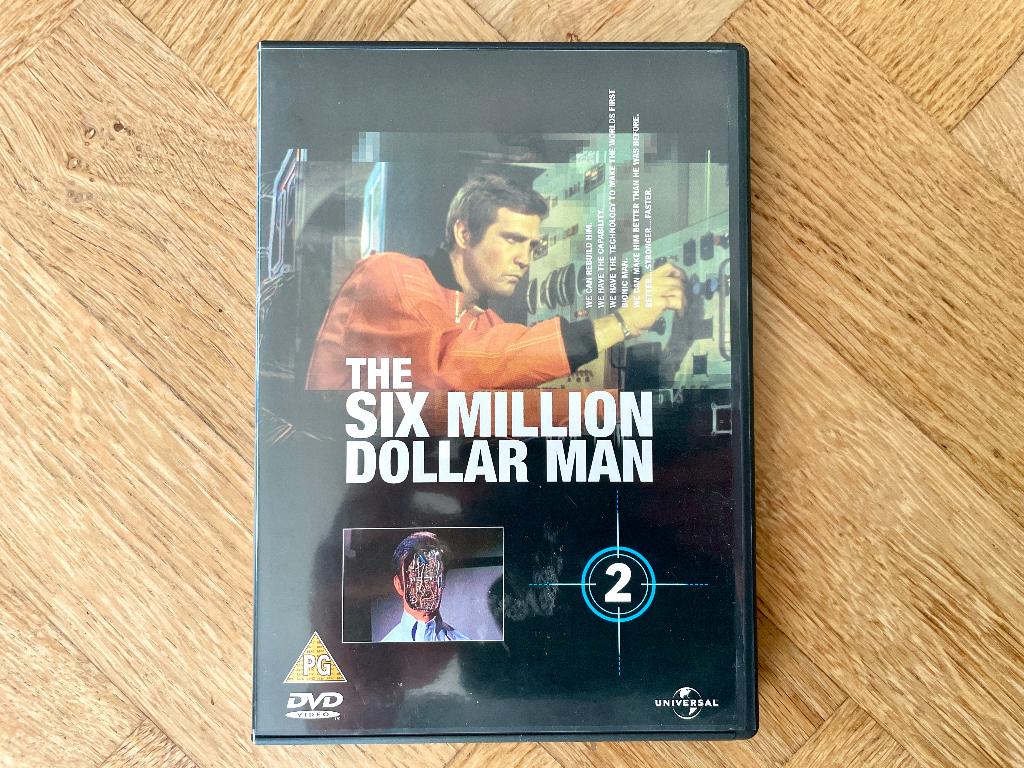The Six Million Dollar Man - Deel 2 op DVD (met ENG), Vanaf 6 jaar, Ophalen of Verzenden, Zo goed als nieuw, Science Fiction en Fantasy
