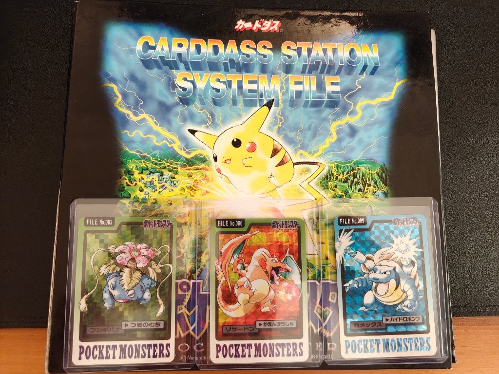 Pokémon Carddass 1997 Part 3&4 Complete Set #1-151, Ophalen, Gebruikt, Meerdere kaarten, Foil