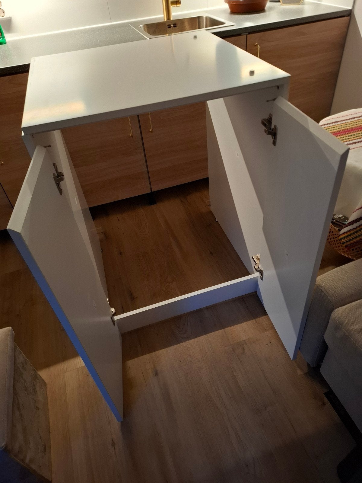 Demontabele wasmachine-ombouw 94x70x70 cm, Ophalen, Gebruikt