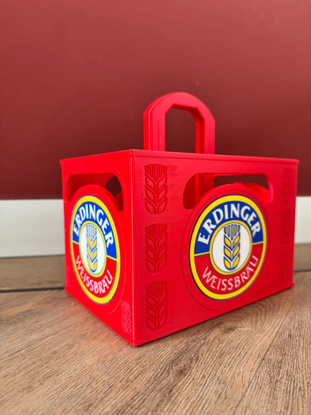 Erdinger bierkrat voor 6 halve liters – uniek cadeau!, Verzamelen, Ophalen of Verzenden, Nieuw, Overige typen, Overige merken