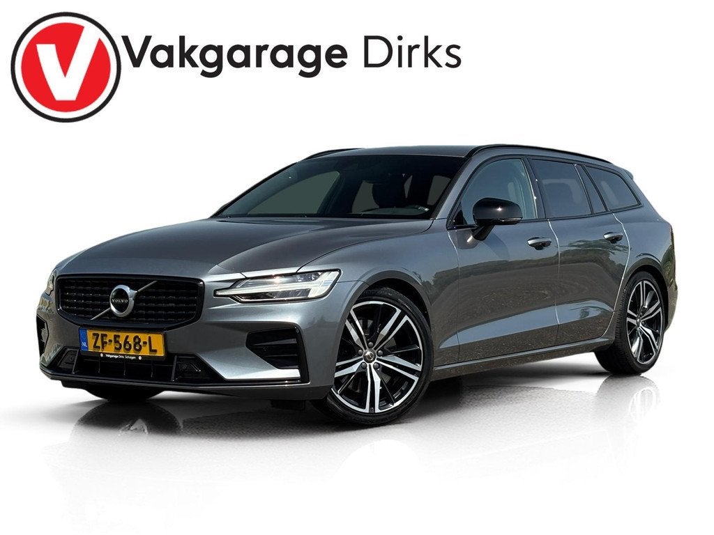 Volvo V60 2.0 T5 250 PK R-Design ✅ LED ✅ CarPlay ✅ 19, Euro 6, 4 cilinders, 1969 cc, Leder en Stof