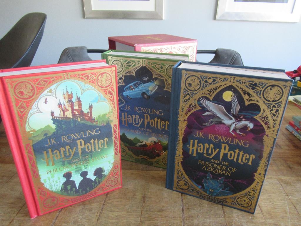 Nieuw Harry Potter boeken Years 1-3 Box Minalima Eerste druk, Verzamelen, Harry Potter, Ophalen of Verzenden, Nieuw, Boek of Poster