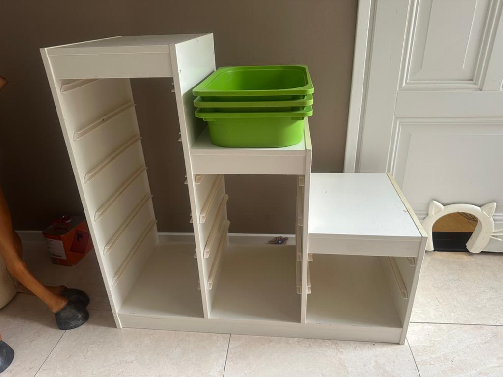 Ikea trofast trappenkast met 3 lage bakken, Ophalen, Gebruikt