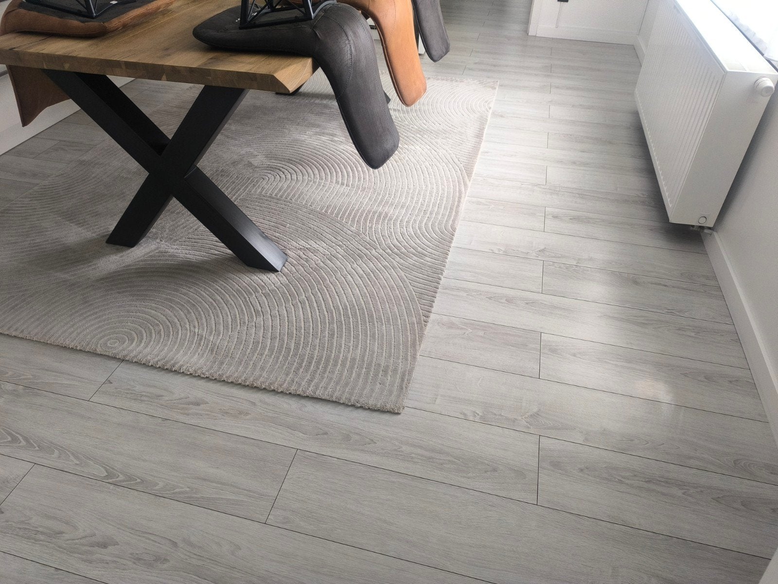 Laminaat 12mm V-groef Bijna nieuw, Ophalen, 50 tot 150 cm, Zo goed als nieuw, 10 m² of meer