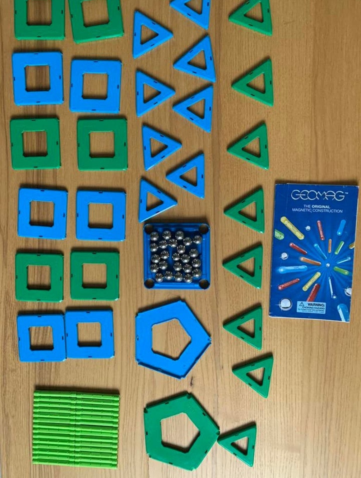 83 delige set geomag, Ophalen of Verzenden, Zo goed als nieuw