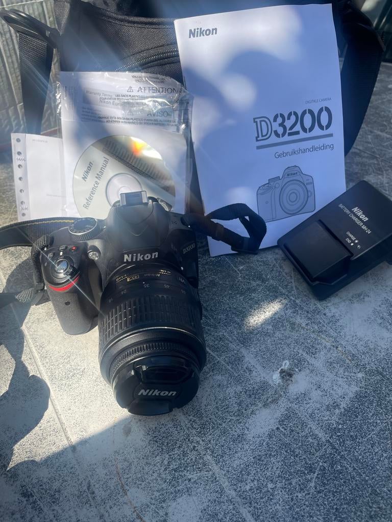 Nikon D3200 spiegelreflexcamera met 18-55mm lens, Audio, Tv en Foto, Fotocamera's Digitaal, Spiegelreflex, Ophalen of Verzenden