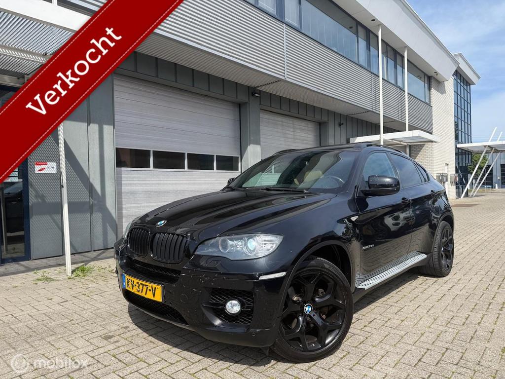 BMW X6 xDrive35d High Executive, Auto's, BMW, Gebruikt, 2993 cc, Zwart, Bedrijf