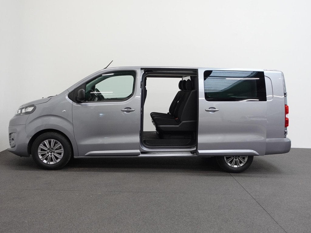 Citroen Jumpy 145PK L3 Dubbele Cabine Automaat 2x Schuifdeur, Auto's, Bestelauto's, Stof, Gebruikt, Euro 6, 4 cilinders