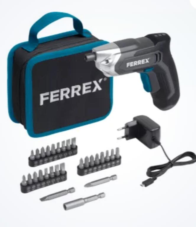 Accu schroevendraaier Ferrex, Ophalen, Nieuw