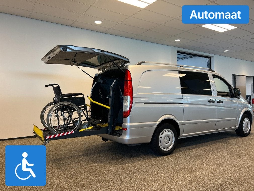 Mercedes-Benz Vito 2.1 CDI 111 AUT (bj 2008, automaat), Auto's, Mercedes-Benz, Automaat, Stof, Gebruikt, 116 pk