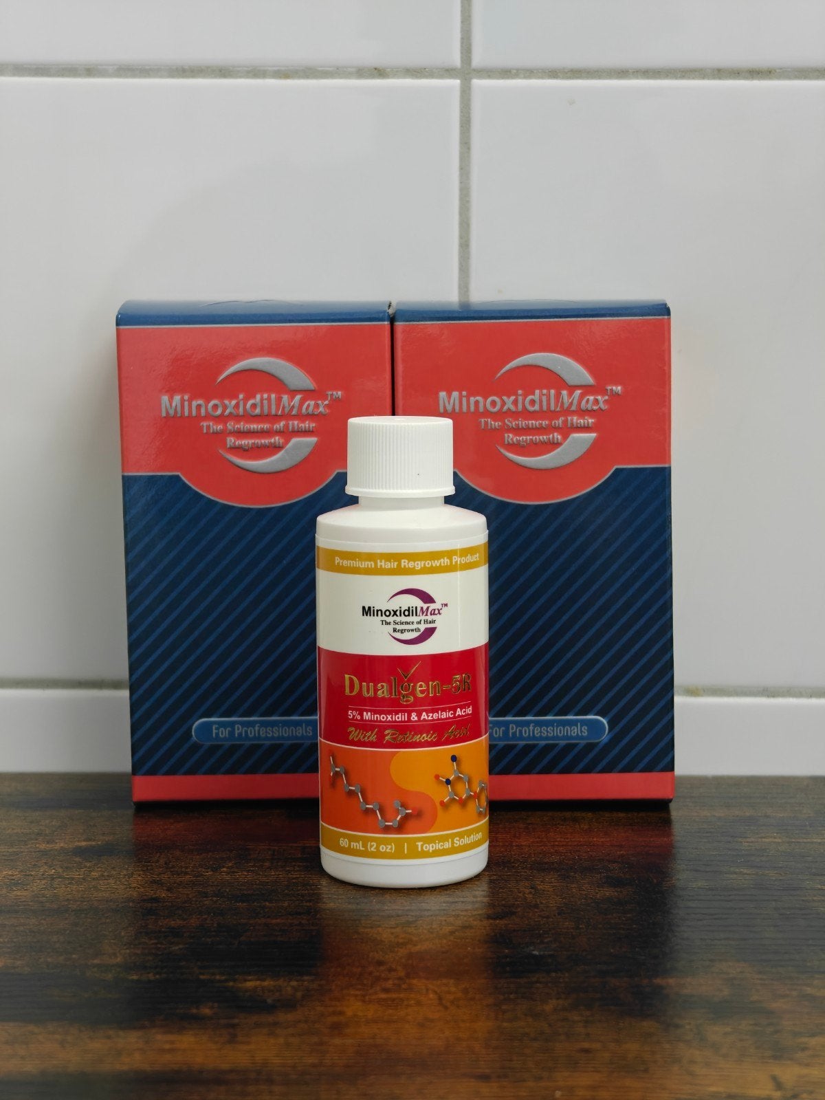 2x MinoxidilMax Dualgen-5r 60ml - Nieuw, Exp: 05/2028, Ophalen of Verzenden, Nieuw, Haarverzorger of -hersteller