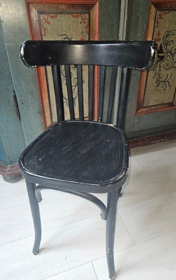 cafestoel bistrostoel vintage zwart, Ophalen
